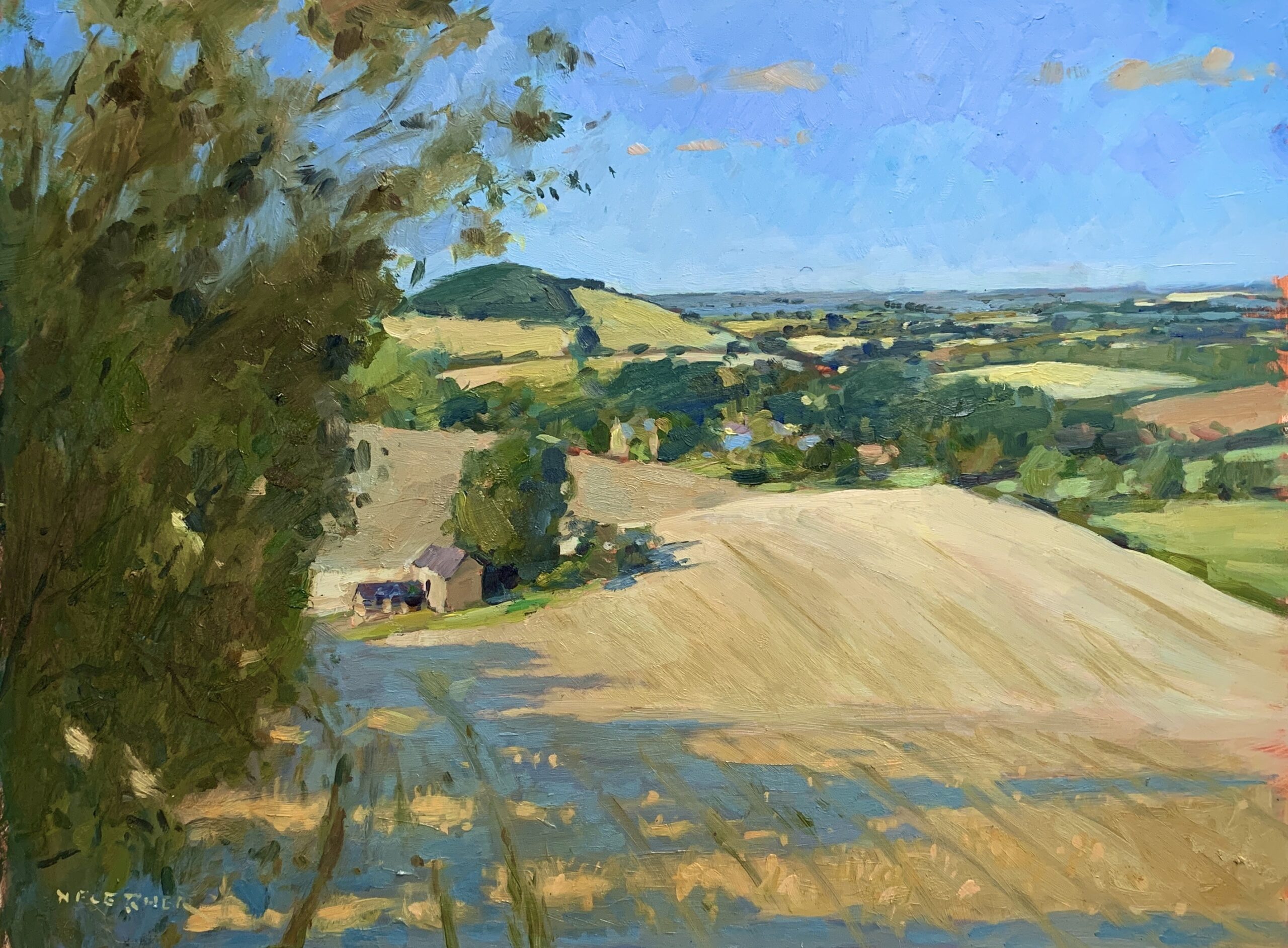 Towards Blenheim Farm