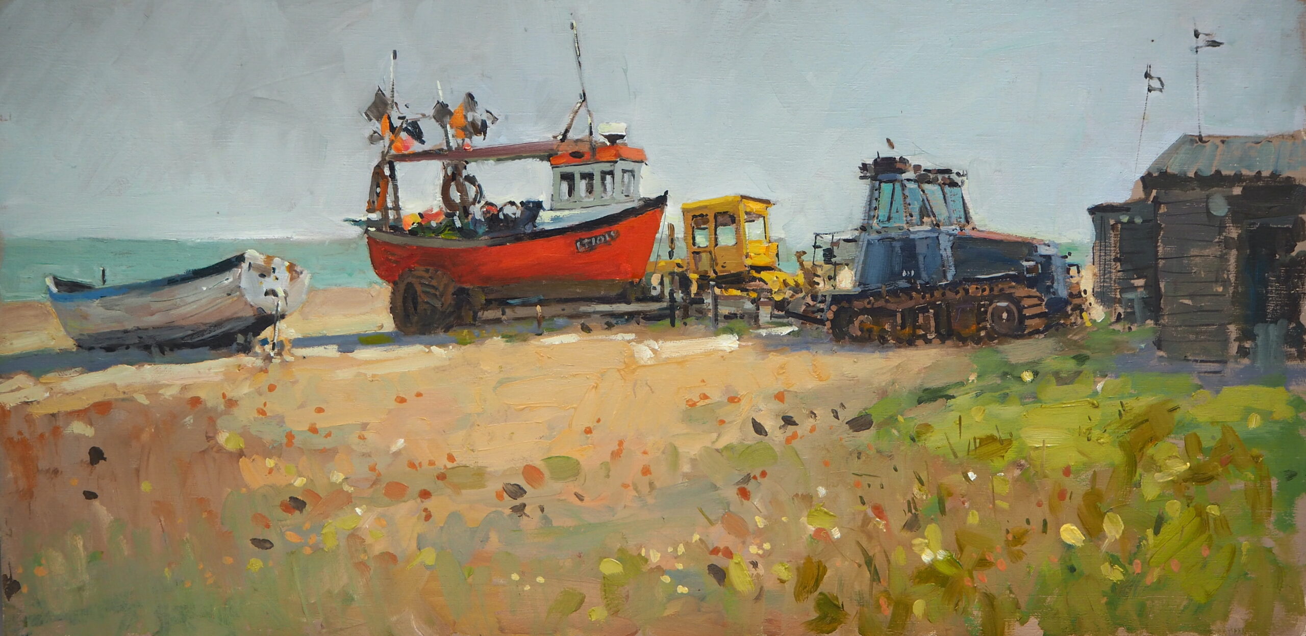 Beached at Aldeburgh