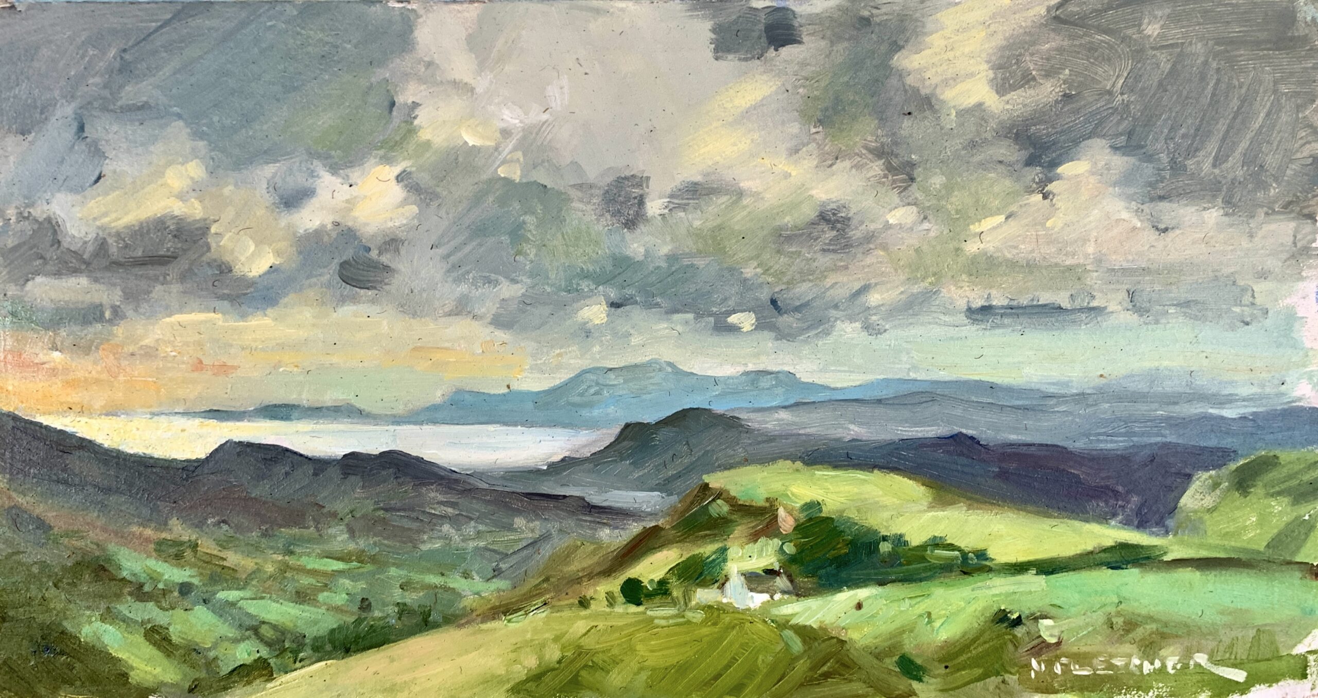 Looking towards the Menai Straights