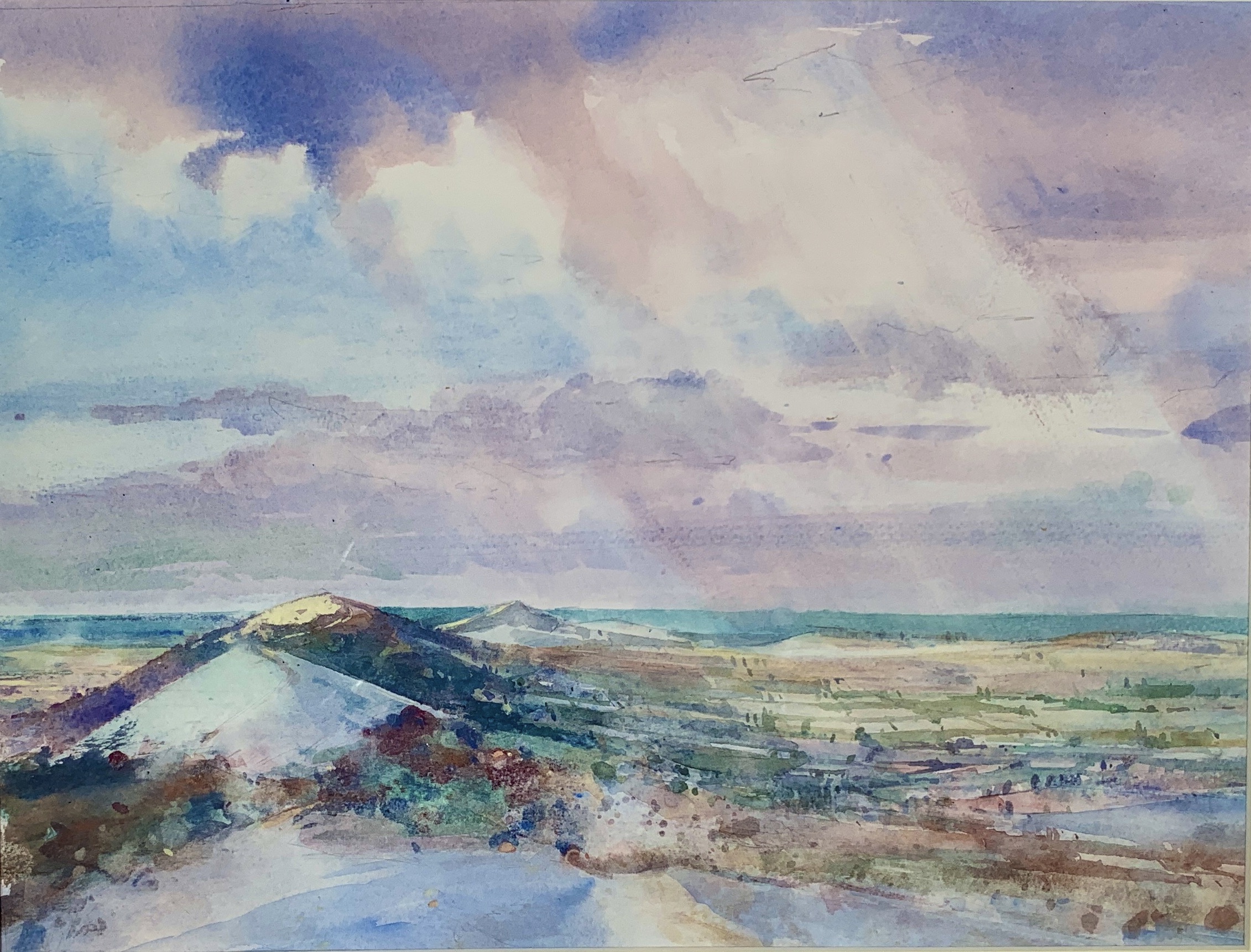 Sunlight over the Malverns